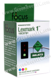 Lexmark 18C0781 (#1) Tri-Color Remanufactured Tri-Color Inkjet Cartridge (125 page yield)
