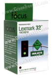 Lexmark 18C0032 (#32) Black Remanufactured Inkjet Cartridge (200 page yield)