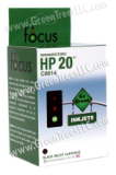 HP C6614D (HP 20) Black Remanufactured Inkjet Cartridge