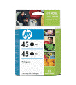 ..OEM HP C6650FN (HP 45) Black, 2 Pack, Inkjet Printer Cartridges (833 X 2 page yield)