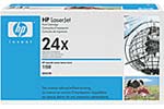 ..OEM HP Q2624X (HP 24X) Black, Hi-Yield, Laser Toner Cartridge (4,000 page yield)