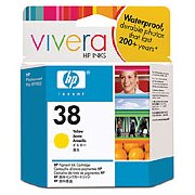 ..OEM HP C9417A (HP 38) Yellow Inkjet Printer Cartridge (800 page yield)