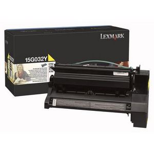 ..OEM Lexmark 15G032Y Yellow, Hi-Yield, Print Cartridge (15,000 page yield)