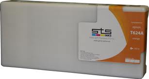 Epson T624800 Orange Remanufactured Solvent Ink Cartridge (950 ml)