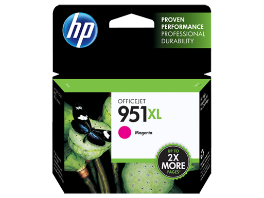 ..OEM HP CN047AN (HP 951XL) Magenta, Hi-Yield, Inkjet Cartridge (1,500 page yield)