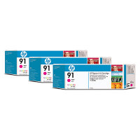 ..OEM HP C9484A (HP 91) Magenta, 3 Pack, Inkjet Printer Cartridges