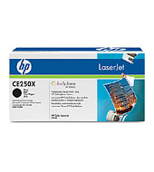 ..OEM HP CE250X Black, Hi-Yield, Toner Printer Cartridge (10,500 page yield)