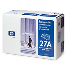 ..OEM HP C4127A (HP 27A) Black Laser Toner Cartridge (6,000 page yield)