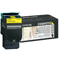 ..OEM Lexmark C540H2YG Yellow, Hi-Yield, Toner Cartridge (2,000 page yield)