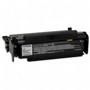 ..OEM Lexmark 12A4715 Black, Hi-Yield, Return Program, Toner Cartridge (12,000 page yield)