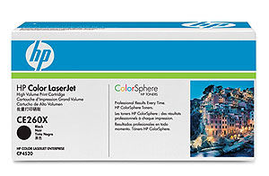 ..OEM HP CE260X Black, Hi-Yield, Laser Toner Cartridge (17,000 page yield)