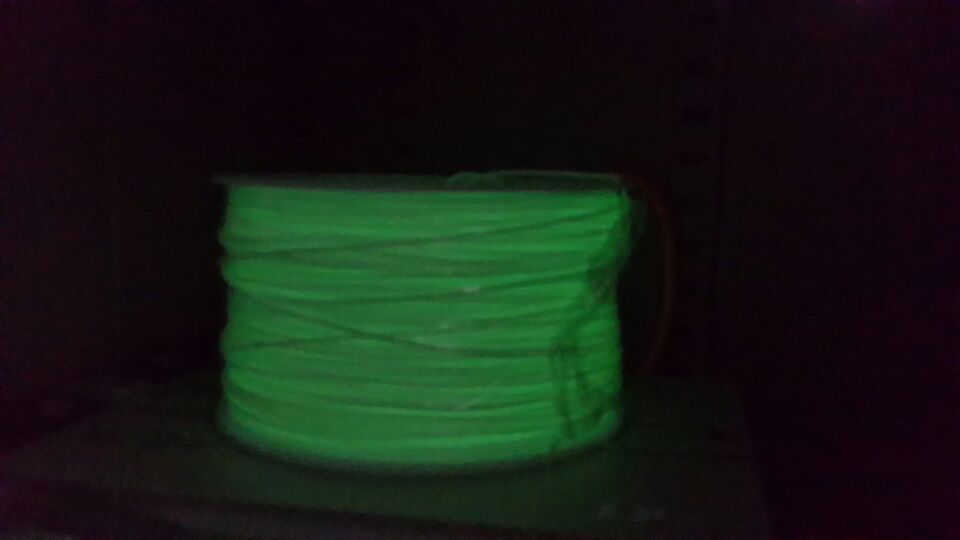 Glow in Dark Green 3D Printing 1.75mm ABS Filament Roll