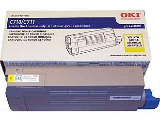 ..OEM Okidata 44318601 Yellow Toner Cartridge (11,500 page yield)