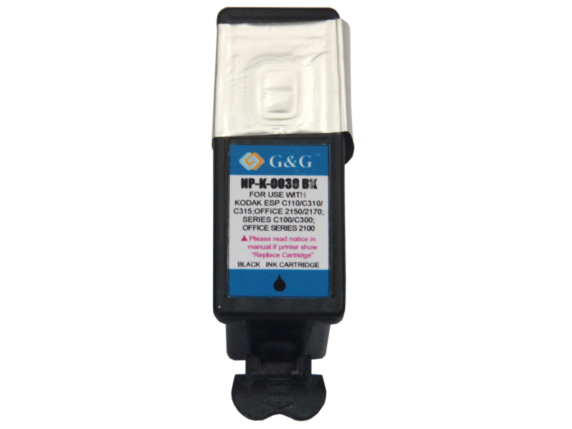 .Kodak 1550532 (Type 30XL) Black, Hi-Yield, Compatible Ink Cartridge (670 page yield)