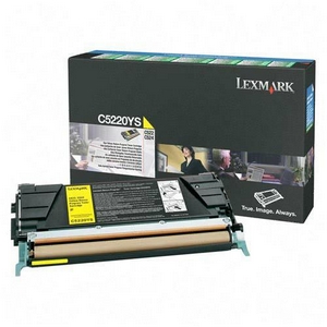 ..OEM Lexmark C5220YS Yellow, Return Program, Laser Toner (3,000 page yield)