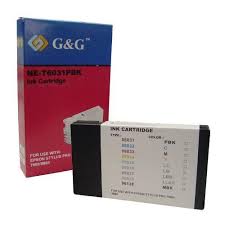 Epson T603100 Photo Black Pigment Remanufactured Ink Tank, 220 mi.
