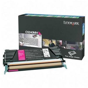 ..OEM Lexmark C5240MH Magenta, High Yield, Return Program, Laser Toner (5,000 page yield)