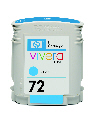 ..OEM HP C9398A (HP 72) Cyan Print Cartridges, 69 ml