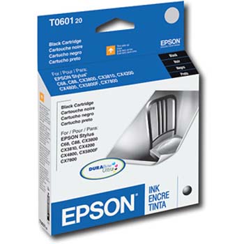 ..OEM Epson T060120 Black Ink Jet Printer Cartridge (400 page yield)