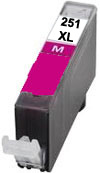 .Canon 6450B001 (CLI-251XL) Magenta, Hi-Yield, Compatible Ink Tank (600 page yield)