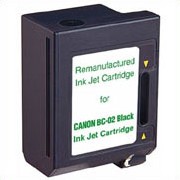 .Canon 0881A003 (BC-02) Black Remanufactured Inkjet Cartridge (500 page yield)