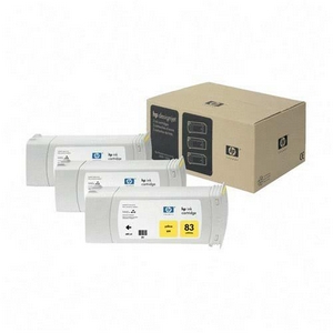 ..OEM HP C5075A (HP 83) UV Yellow 3-Ink Multipacks