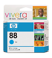 ..OEM HP C9386AN (HP 88) Cyan Inkjet Cartridge (860 page yield)