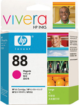 ..OEM HP C9392AN (HP 88XL) Magenta, Hi-Yield, Inkjet Cartridge (1,700 page yield)