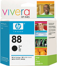 ..OEM HP C9396AN (HP 88XL) Black, Hi-Yield, Inkjet Cartridge (2,450 page yield)