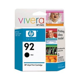 ..OEM HP C9362WN (HP 92) Black Print Cartridge (410 page yield)