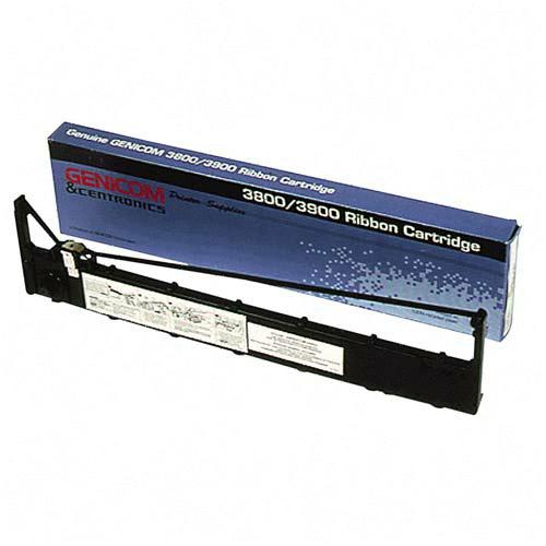 ..OEM TallyGenicom 3A1600B21 Black, Long Life, Fabric Ribbon (15M character yield)
