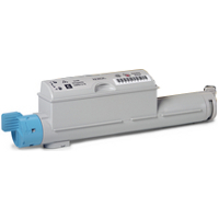 Xerox 106R01218 Cyan, Hi-Yield, Remanufactured Toner Cartridge, Phaser 6360 (12,000 page yield)