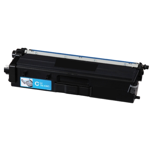 Brother TN-436C Cyan, Hi-Yield, Remanfactured Toner Cartridge (6,500 page yield)