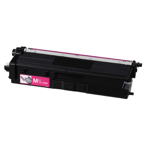 Brother TN-436M Magenta, Hi-Yield, Remanfactured Toner Cartridge (6,500 page yield)