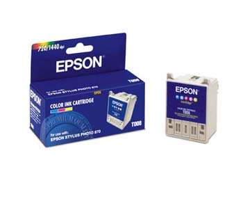 ..OEM Epson T008201 Five-Color Ink Jet Cartridge (220 page yield)