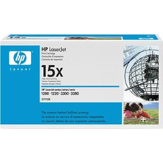 ..OEM HP C7115X (HP 15X) Black, Hi-Yield, Laser Toner Cartridge (3,500 page yield)