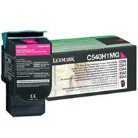 ..OEM Lexmark C540H1MG Magenta, Hi-Yield, Return Program, Toner Cartridge (2,000 page yield)