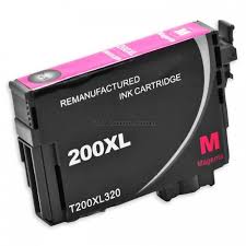 Epson T200lx320 Magenta, Hi-Yield, Remanufactured Pigment Ink Cartridge