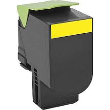 Lexmark 80C1HY0 Yellow, Hi-Yield, Remanufactured Toner Cartridge (3,000 page yield)