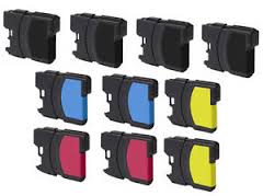 .Brother LC-61 Compatible Combo (4BK/2C/2M/2Y) Inkjet Cartridges Box