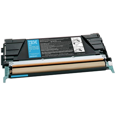 ..OEM IBM 75P4052 Cyan, Return Program, Laser Toner Cartridge (6,000 page yield)