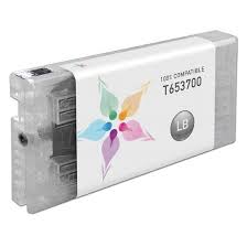 Epson T653700 Light Black Remanufactured Pigment Ink Cartridge (200 ml)