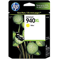 ..OEM HP C4909AN (HP 940XL) Yellow, Hi-Yield, Inkjet Printer Cartridge (1,400 page yield)