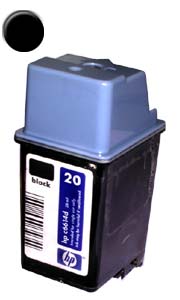 .HP C6614D (HP 20) Black RemanufacturedInkjet Cartridge