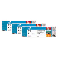 ..OEM HP C9481A (HP 91) Photo Black, 3 Pack, Inkjet Printer Cartridges