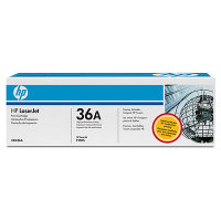 ..OEM HP CB436A (HP 36A) Black Laser Toner Cartridge (2,000 page yield)