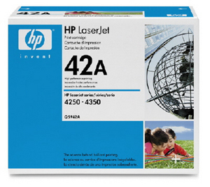 ..OEM HP Q5942A (HP 42A) Black Laser Toner Cartridge (10,000 page yield)
