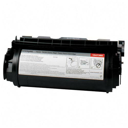 ..OEM Lexmark 12A7465 Black, Extra Hi-Yield, Return Program, Print Cartridge (32,000 page yield)