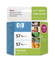 ..OEM HP C9320FN (HP 57) Tri-Color, 2 Pack, Print Cartridges (500 X 2 page yield)