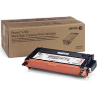 ..OEM Xerox 106R01395 Black, Hi-Yield, Laser Toner Cartridge, Phaser 6280 (7,000 page yield)